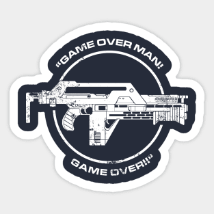 Aliens: Game Over Man! Game Over!! Sticker